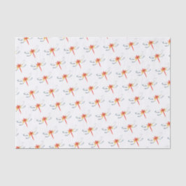 Red Dragonfly Seidenpapier