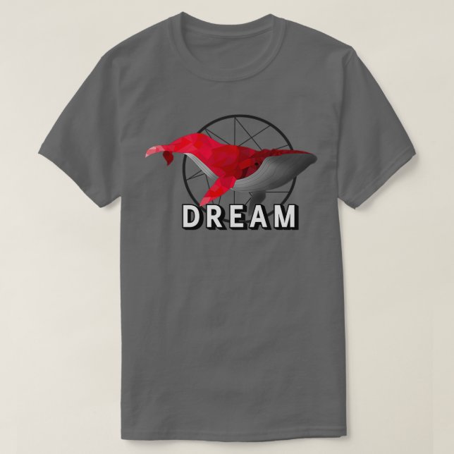 Red Dream Whale T-Shirt (Design vorne)
