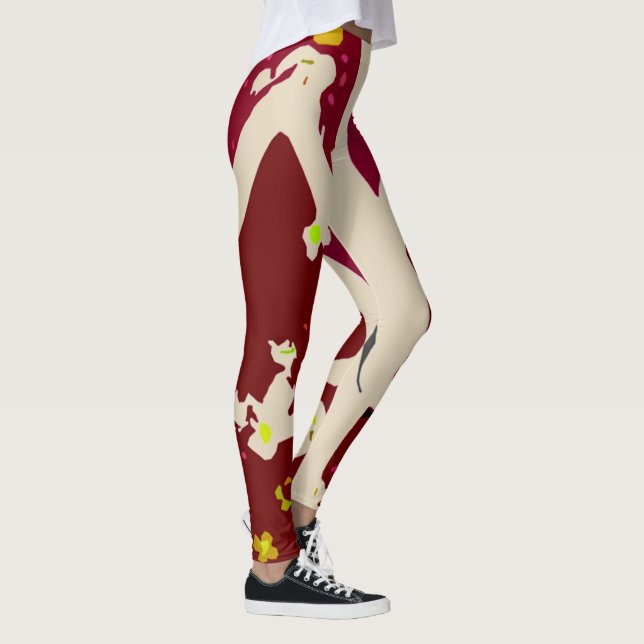 Red Dreh Flop Leggings (Rechts)