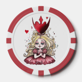 Red Dress Alice Pokerchips
