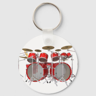 Red Drum Kit: 10 Piece: Schlüsselanhänger