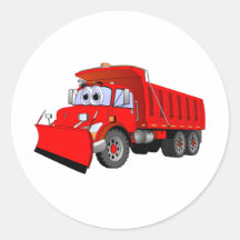 Red Dump Truck Cartoon