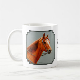 Red Dun Kastnut Sorrel Western Quarter Horse Kaffeetasse
