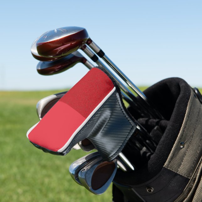 Red Duo-Tone Golf Head Cover (individuell einstell Headcover (In Situ)