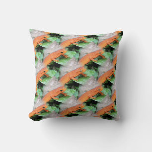 Red Eft Orange Salamander Nature Pattern Kissen