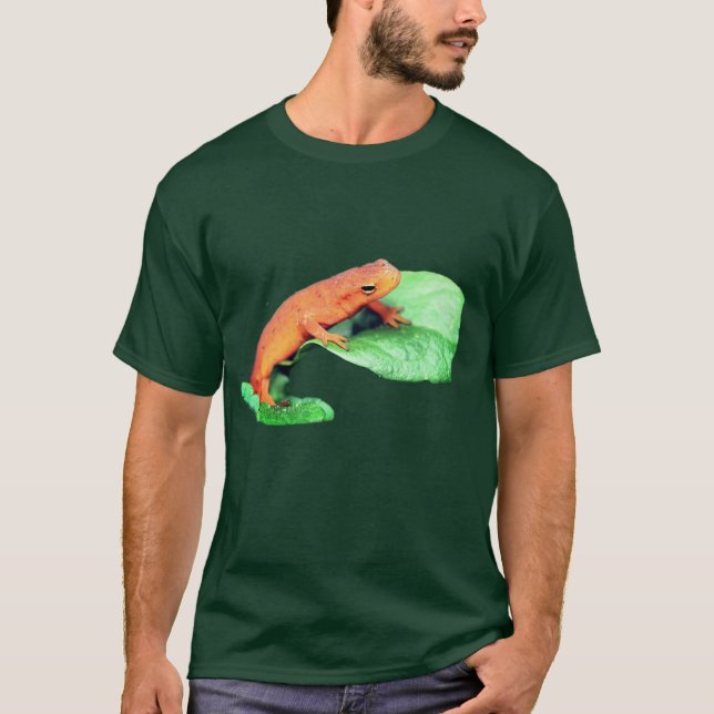 Red Eft Orange Salamander Nature T-Shirt (Vorderseite)