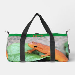 Red Eft Orange Salamander Personalisiert Duffle Bag