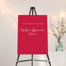 Red Employee Appreciation Event
