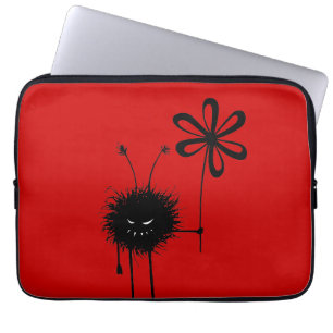 Red Evil Blume Bug Laptopschutzhülle