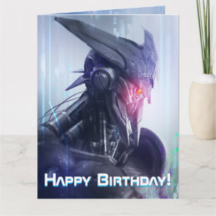 Red-Eye: Bedrohliches Sci-Fi-Dystopie-Attentäter-D Karte