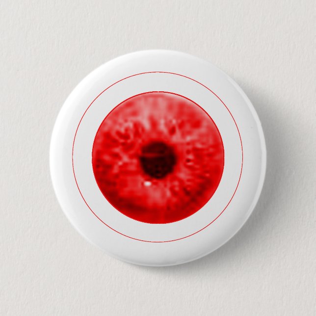 Red Eye Eyeball Gibney Die Serie der MUSEUM-Künstl Button (Vorderseite)