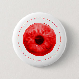Red Eye Eyeball Gibney Die Serie der MUSEUM-Künstl Button
