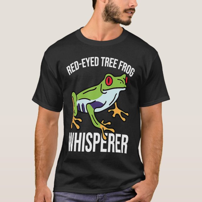 Red Eyed Tree Frog Whisperer T-Shirt (Vorderseite)