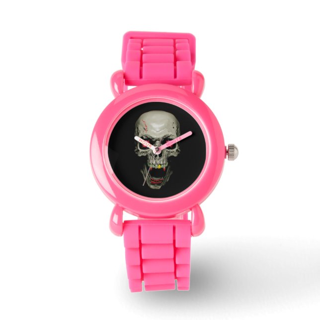 Red Eyes Skull Watch Armbanduhr (Vorderseite)