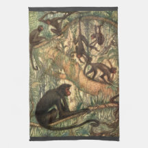 Red Faced Spider Monkeys von Louis Sargent