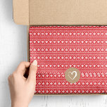 Red Fair Isle Christmas Sweater Pattern Seidenpapier<br><div class="desc">Maßgeschneidertes Tissue-Papier zeichnet sich durch ein modernes,  schlichtes Weihnachtskehrmuster aus. Klicken Sie auf Anpassen,  um eigene Texte und Bilder hinzuzufügen,  um ein einzigartiges Design für Geschenkpackungen oder handwerkliche Projekte zu erstellen.</div>