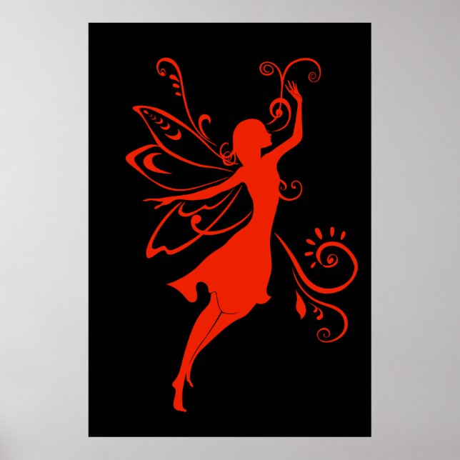 Red Fairy Poster (Vorne)