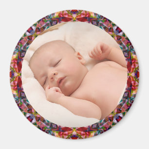 Red Fall Frame Baby Grandelmatratzen-Foto Magnet