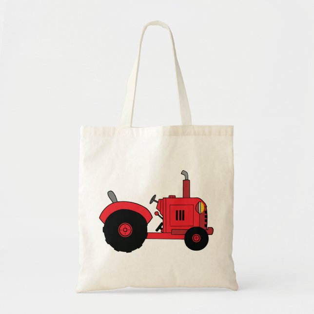 Red Farm Tractor Vehicle Tragetasche (Vorne)