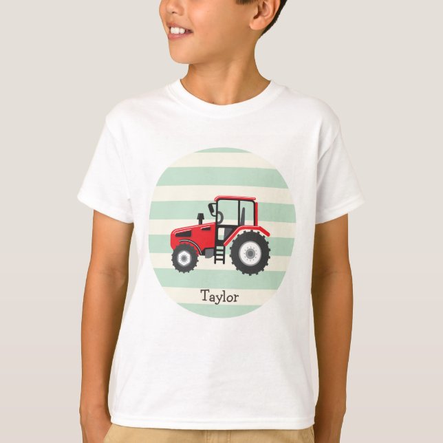Red Farm Traktor T-Shirt (Vorderseite)