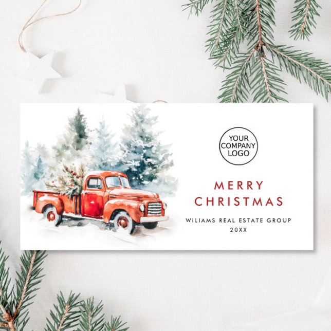 Red Farm Truck Weihnachten Firmengrüße (Von Creator hochgeladen)