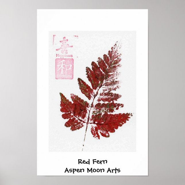 Red Fern Poster (Vorne)