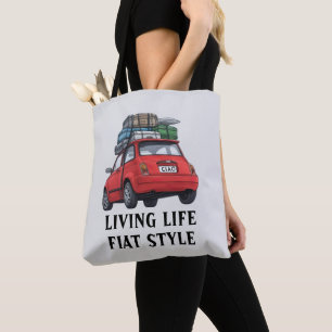 Red Fiat Car