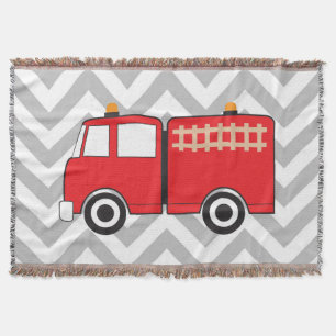 Red Fire Truck Decke