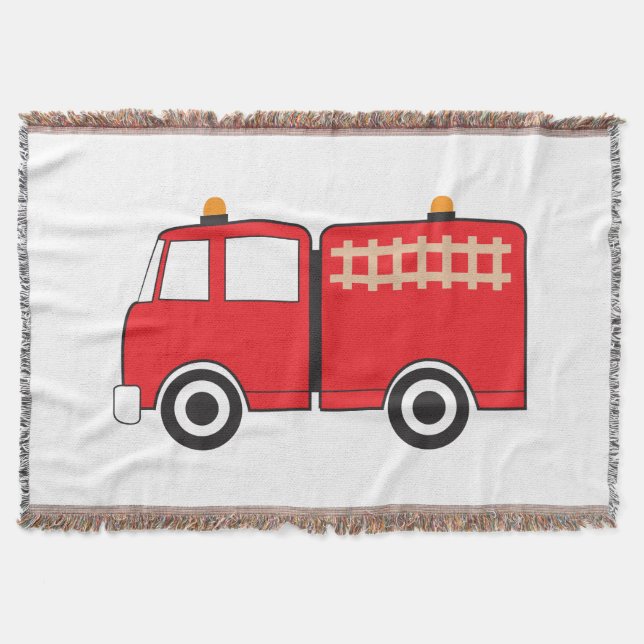 Red Fire Truck Decke (Vorderseite)
