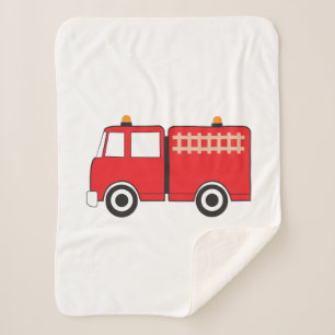 Red Fire Truck Sherpadecke