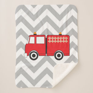 Red Fire Truck Sherpadecke