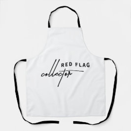 Red Flag Balloon - Kochen Sie einige Warnschilder Schürze