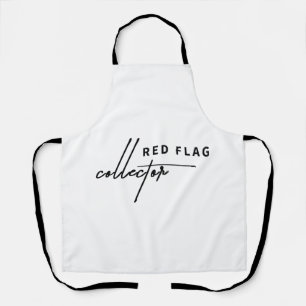 Red Flag Balloon - Kochen Sie einige Warnschilder Schürze