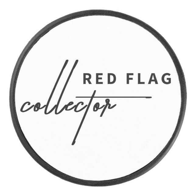 Red Flag - Game On, Warnung voraus Eishockey Puck (Vorderseite)