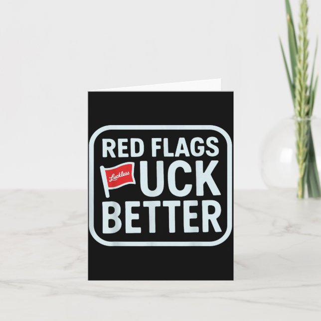 Red Flags For Better  Karte (Vorderseite)