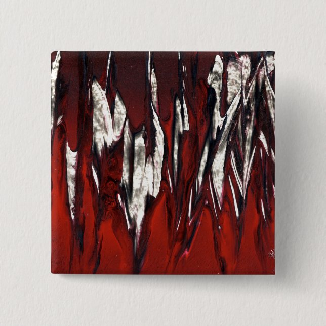 Red Flames Button (Vorderseite)