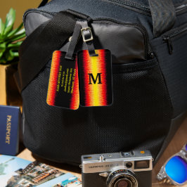 Red Flames Gepäckanhänger