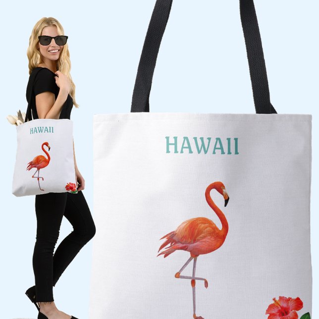 Red Flamingo und Hibiskus Blume (Von Creator hochgeladen)