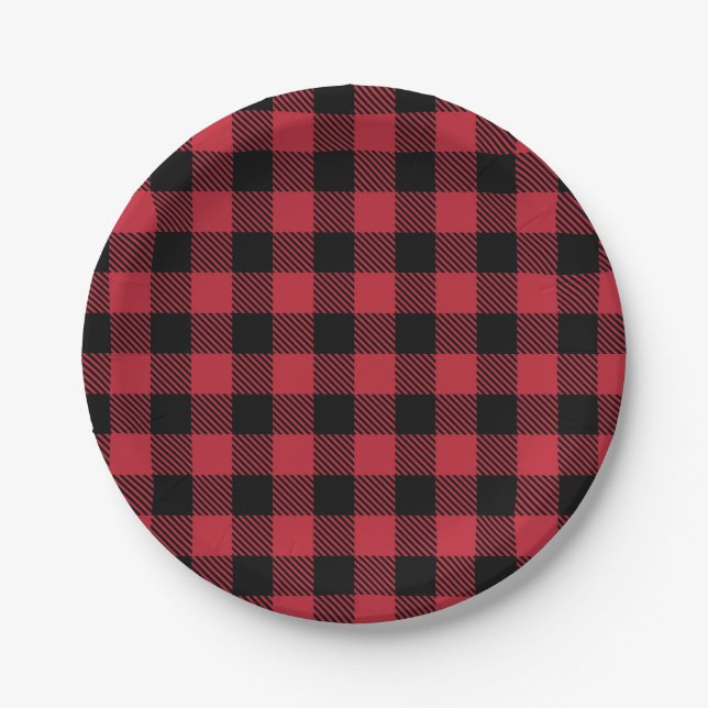 Red Flannel Rustic Paper Teller (Vorderseite)