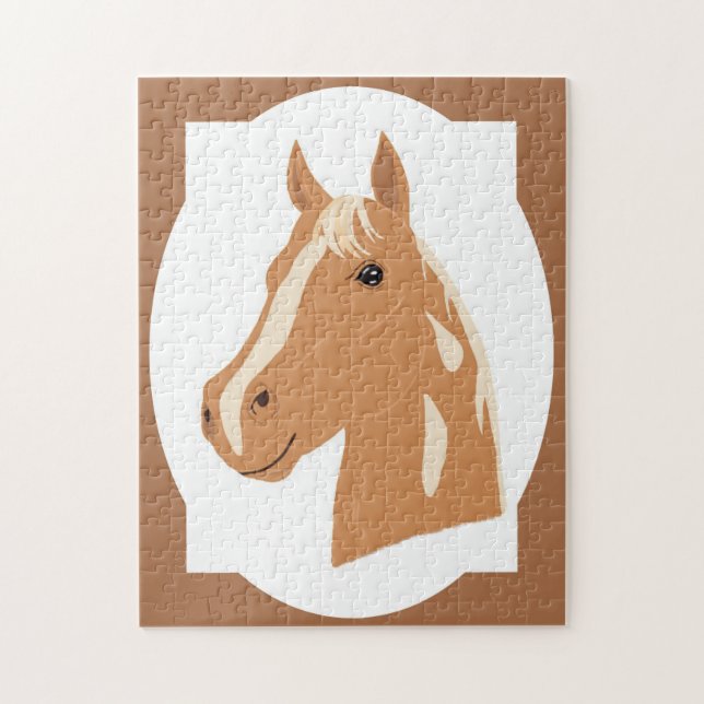 Red Flight the Happy Horse Puzzle (Vertikal)