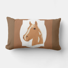 Red Flight the Happy Horse Reversible Lendenkissen