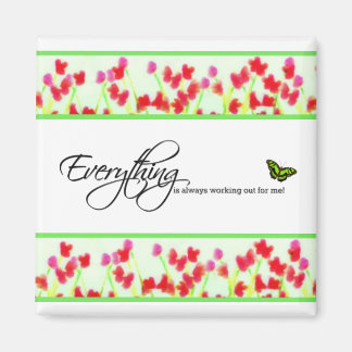 Red Floral - Alles läuft immer Magnet