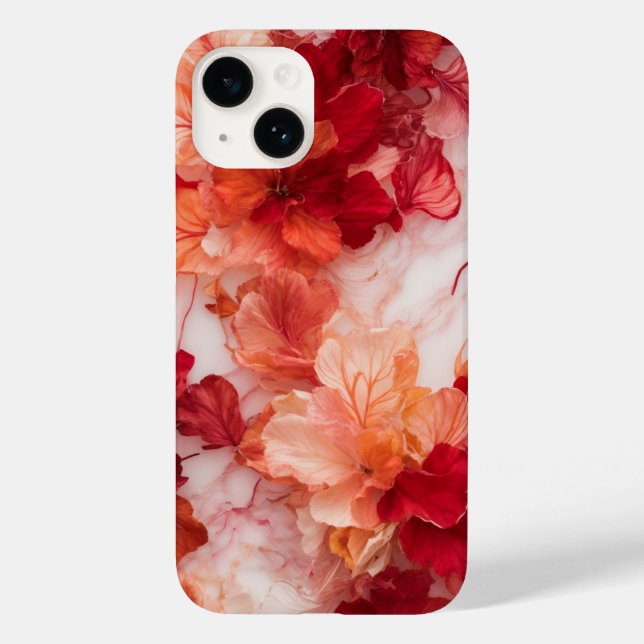 Red Floral Phone Case Wallpaper (Rückseite)