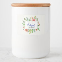 Red Floral Pickled Cummber