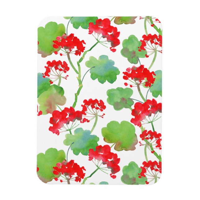 Red flowers magnet (Vertikal)