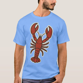 Red Food Seafood Boil Ocean Maine Sea Animal Beach T-Shirt