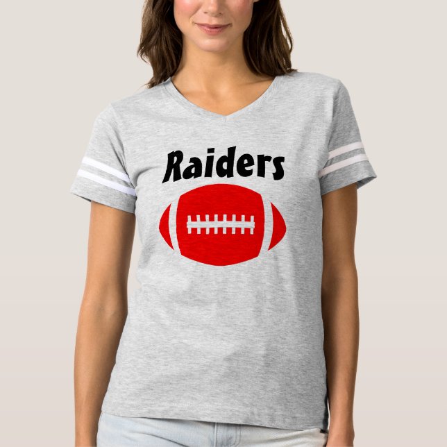 Red Football Jersey mit benutzerdefiniertem Teamna T-Shirt (Vorderseite)