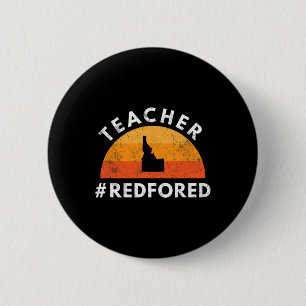 Red for Ed Idaho Public Bildung 3 Button