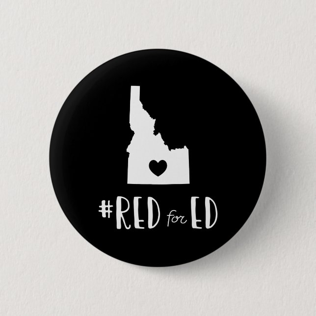 Red for Ed Idaho Public Bildung 9 Button (Vorderseite)