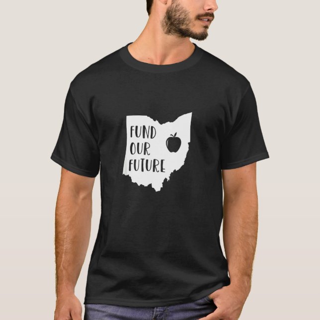 Red for Ed Ohio Public Bildung Fund T-Shirt (Vorderseite)